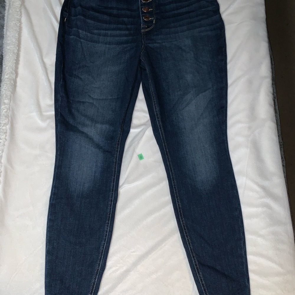 Maurices High Rise Dark Blue Jeans